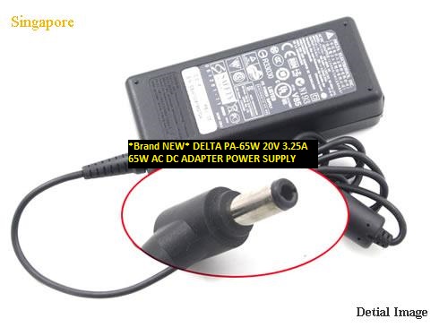 *Brand NEW* PA-65W DELTA 20V 3.25A 65W AC DC ADAPTER POWER SUPPLY